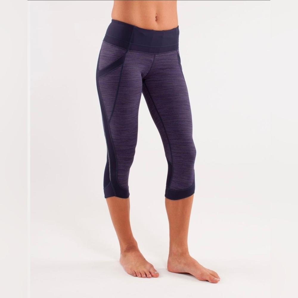 Lululemon Run: Chase Me Crop Leggings